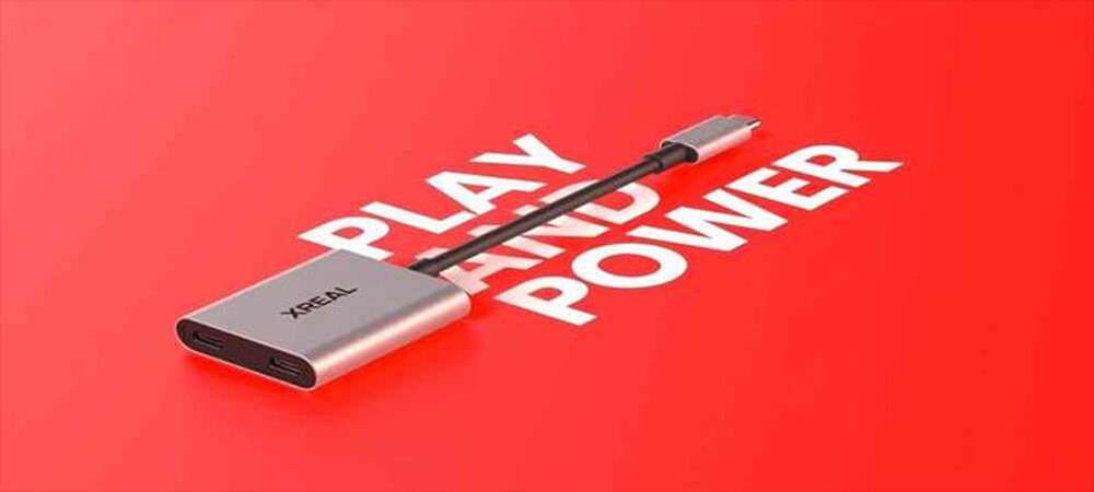 Immagine del prodotto XREAL - HUB POWER Adattatore &ldquo;power & play&rdquo;-Grigio