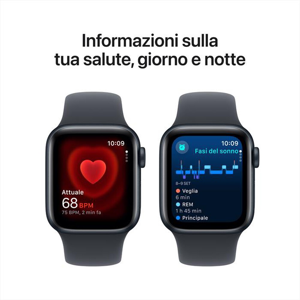 "APPLE - Watch SE GPS + Cellular 40mm Cassa Alluminio-Midnight Sport Band Midnight S"