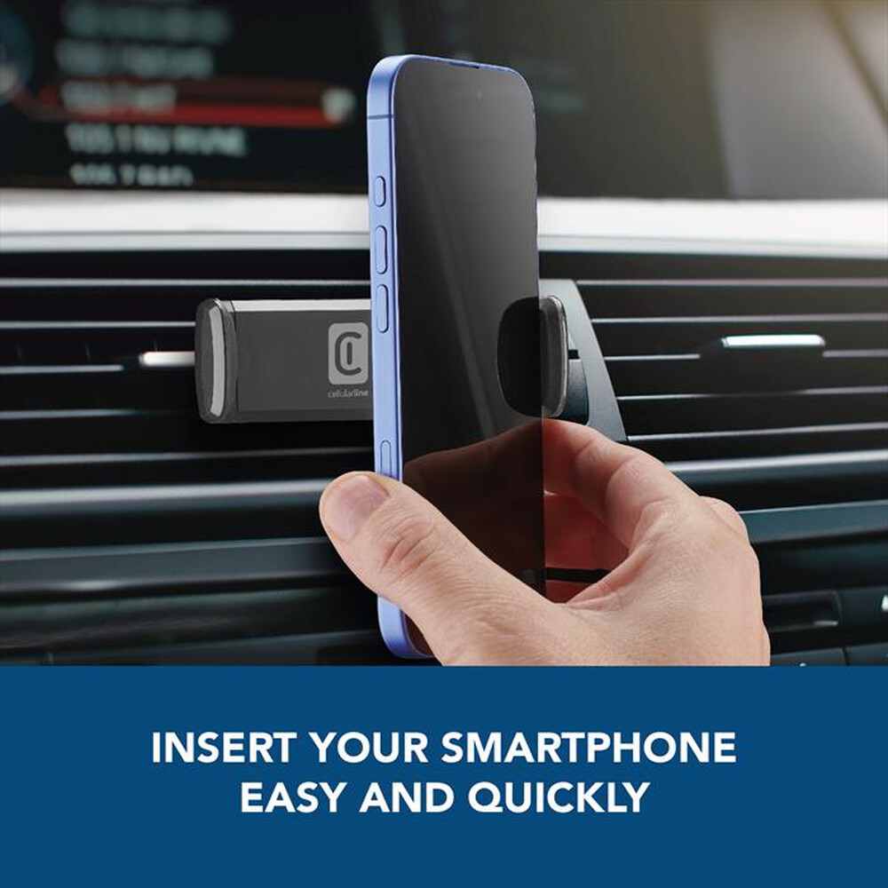 Immagine del prodotto CELLULARLINE - Supporto smartphone da auto SPIN AIR-Black
