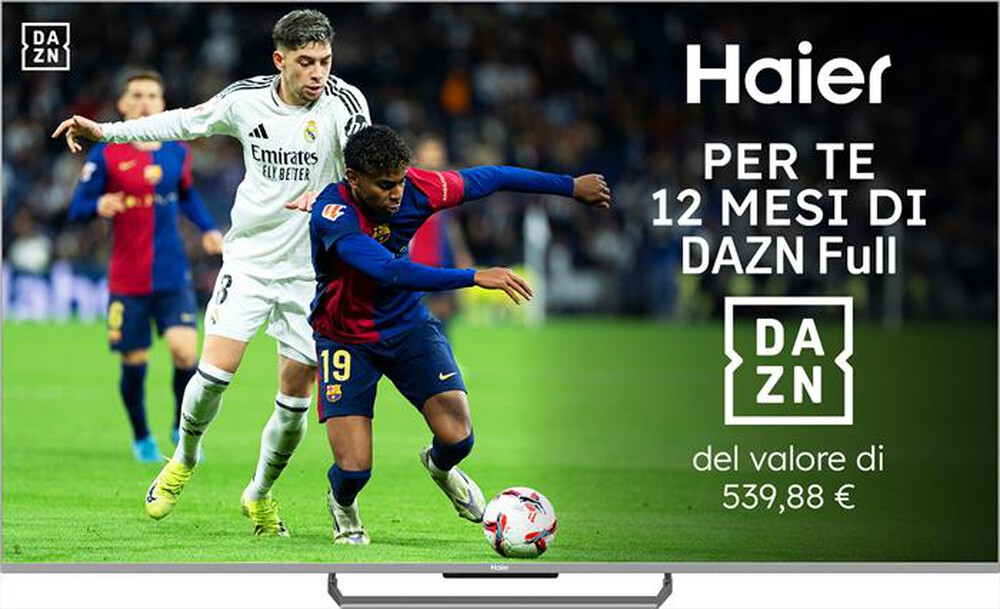 HAIER - Smart TV MINI LED UHD 4K 75" H75M90EUX 144Hz-Nero