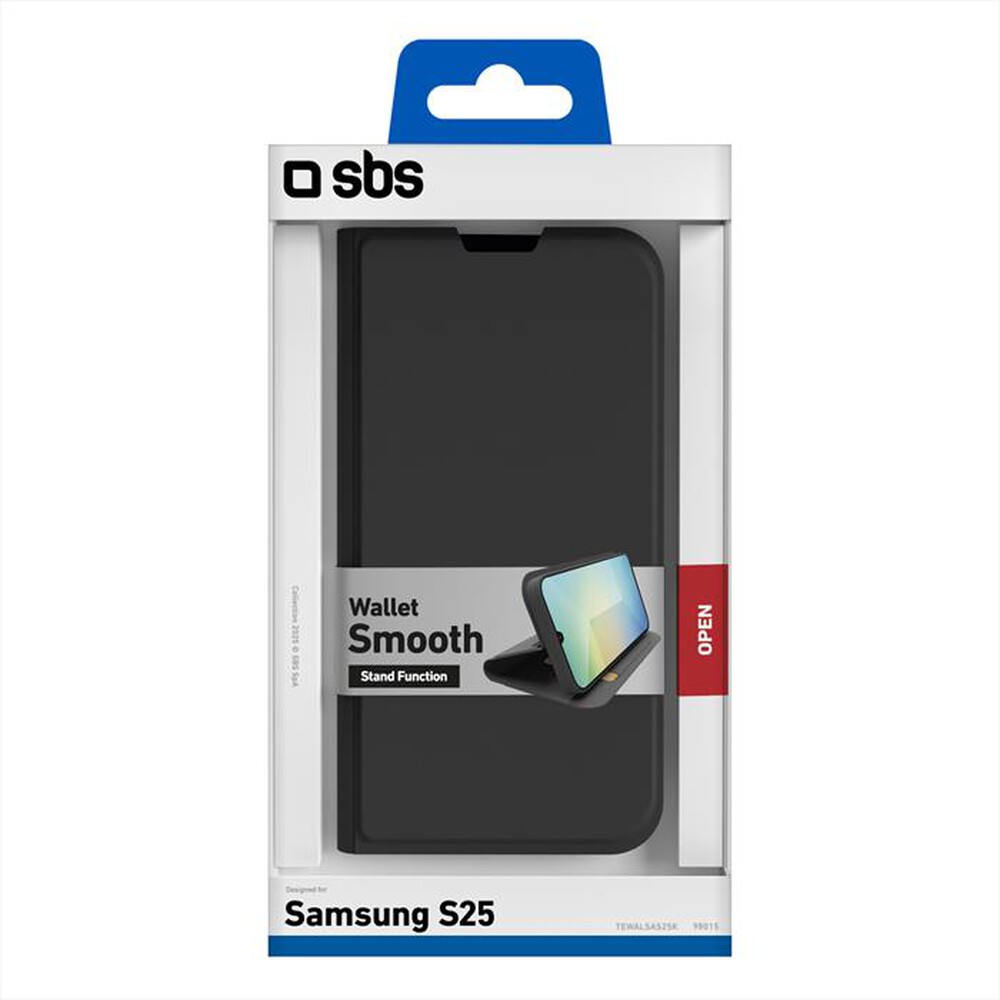 "SBS - Cover TEWALSAS25K per Samsung S25-Nero"