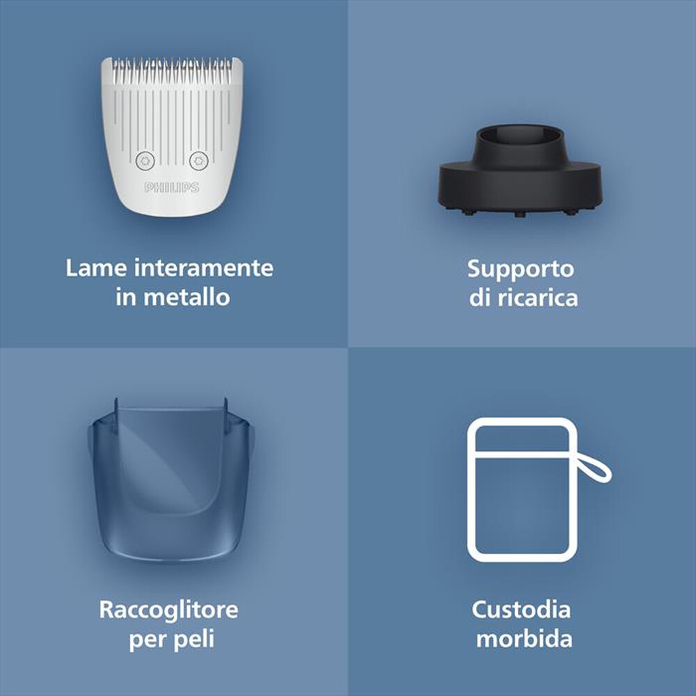 Immagine del prodotto PHILIPS - Regolabarba SERIE 5000 BT5780/15-nero intenso
