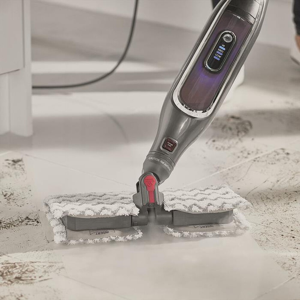 "SHARK - Scopa a vapore  KLIK 'N' FLIP S6003EU-Bordeaux/Grigio metallizzato"
