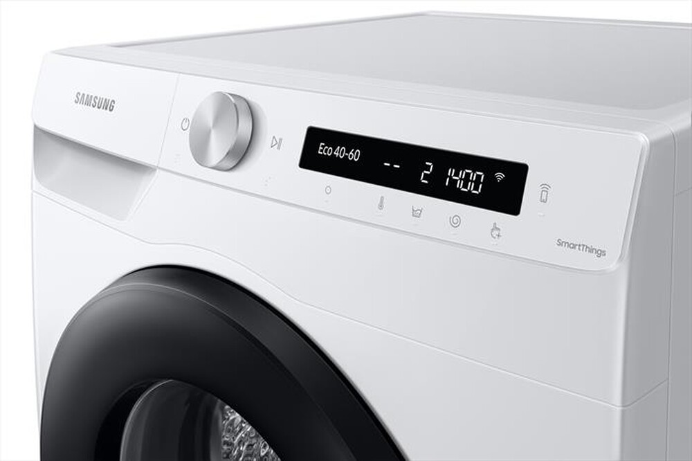 "SAMSUNG - Lavatrice WW10T534DAW/S3 ECODOSATORE AI CONTROL-BIANCO CON OBLO' Shiny Black"