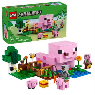 LEGO - MINECRAFT La casa del maialino - 21268-Multicolore