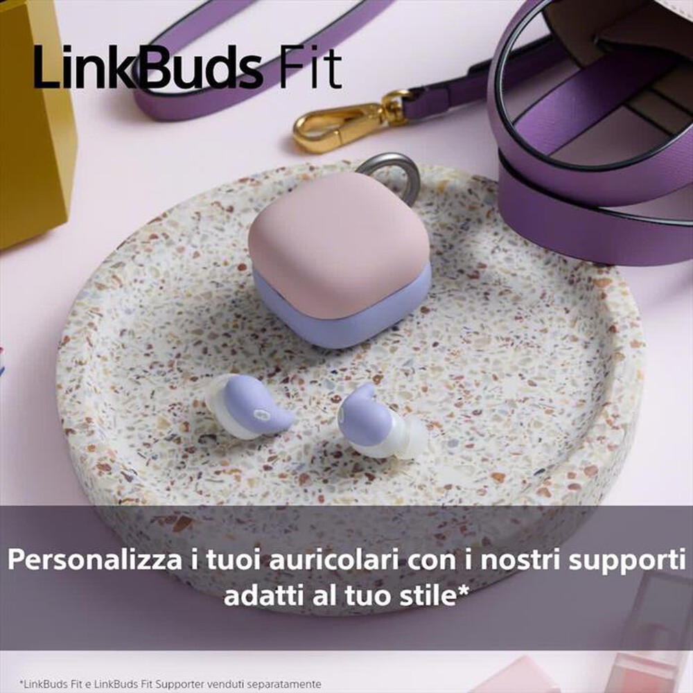 "SONY - Supporti Air Fitting per Sony LinkBuds Fit-Blu"