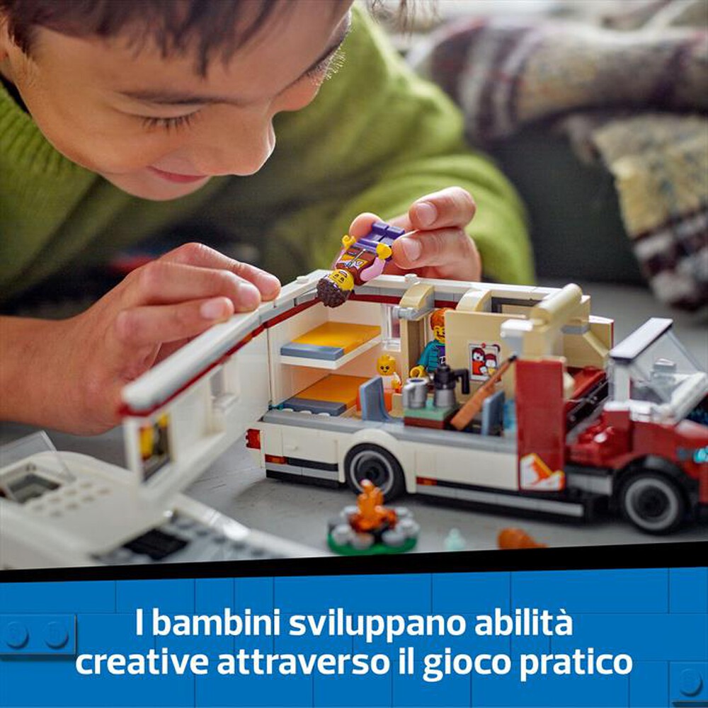 Immagine del prodotto LEGO - CITY Camper van delle vacanze d&rsquo;avventura 60454