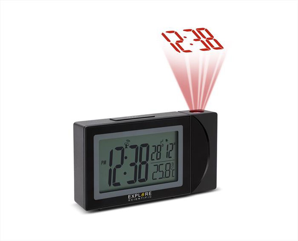 "EXPLORE SCIENTIFIC - P1002CM3000 OROLOGIO A PROIEZIONE-Black"