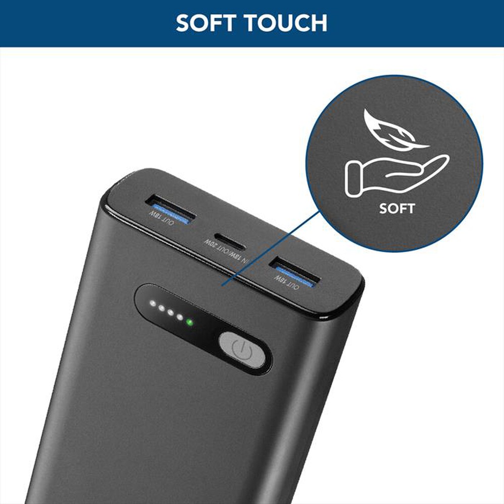 Immagine del prodotto CELLULARLINE - Caricabatterie Portatile PBFAST01PD20000K-Nero