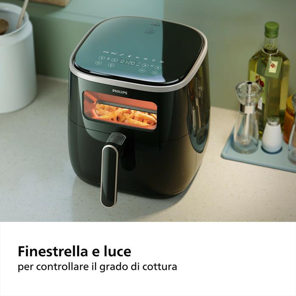 Immagine del prodotto PHILIPS - FRIGGITRICE AIRFRYER SERIE 3000 DA 5.6L HD9257/90-Nero