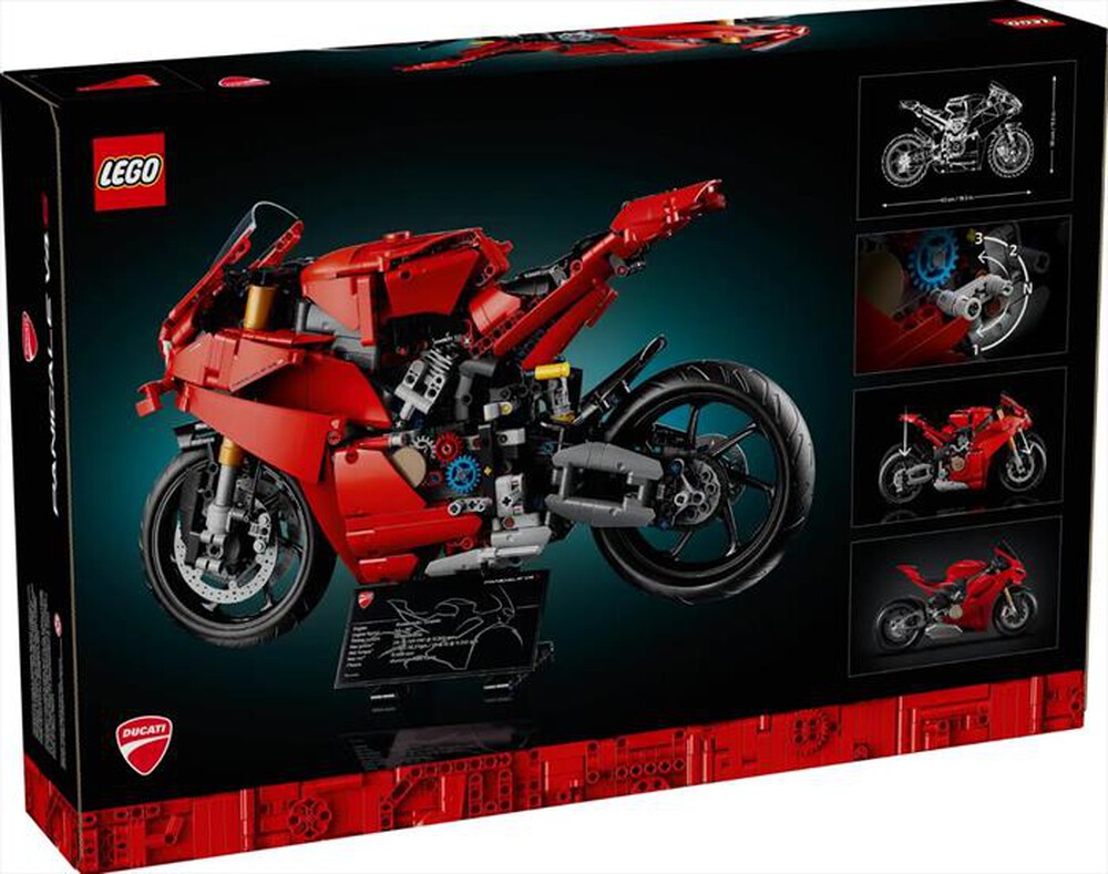"LEGO - TECHNIC Motocicletta Ducati Panigale V4 S - 42202-Multicolore"