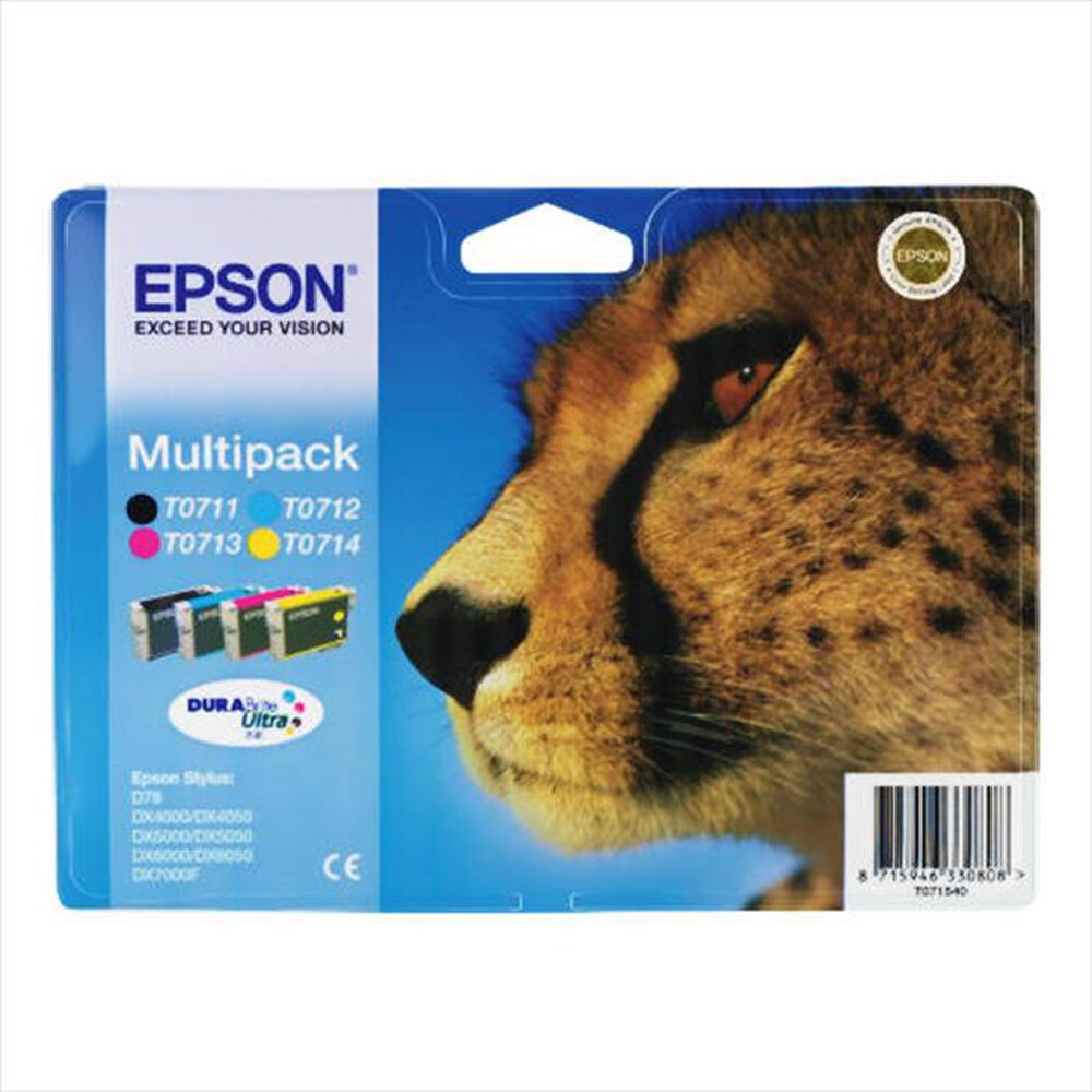 "EPSON - Multipack Epson DX4000 4 colori blister \"RS\"-Multipack (B,C,M,Y)"