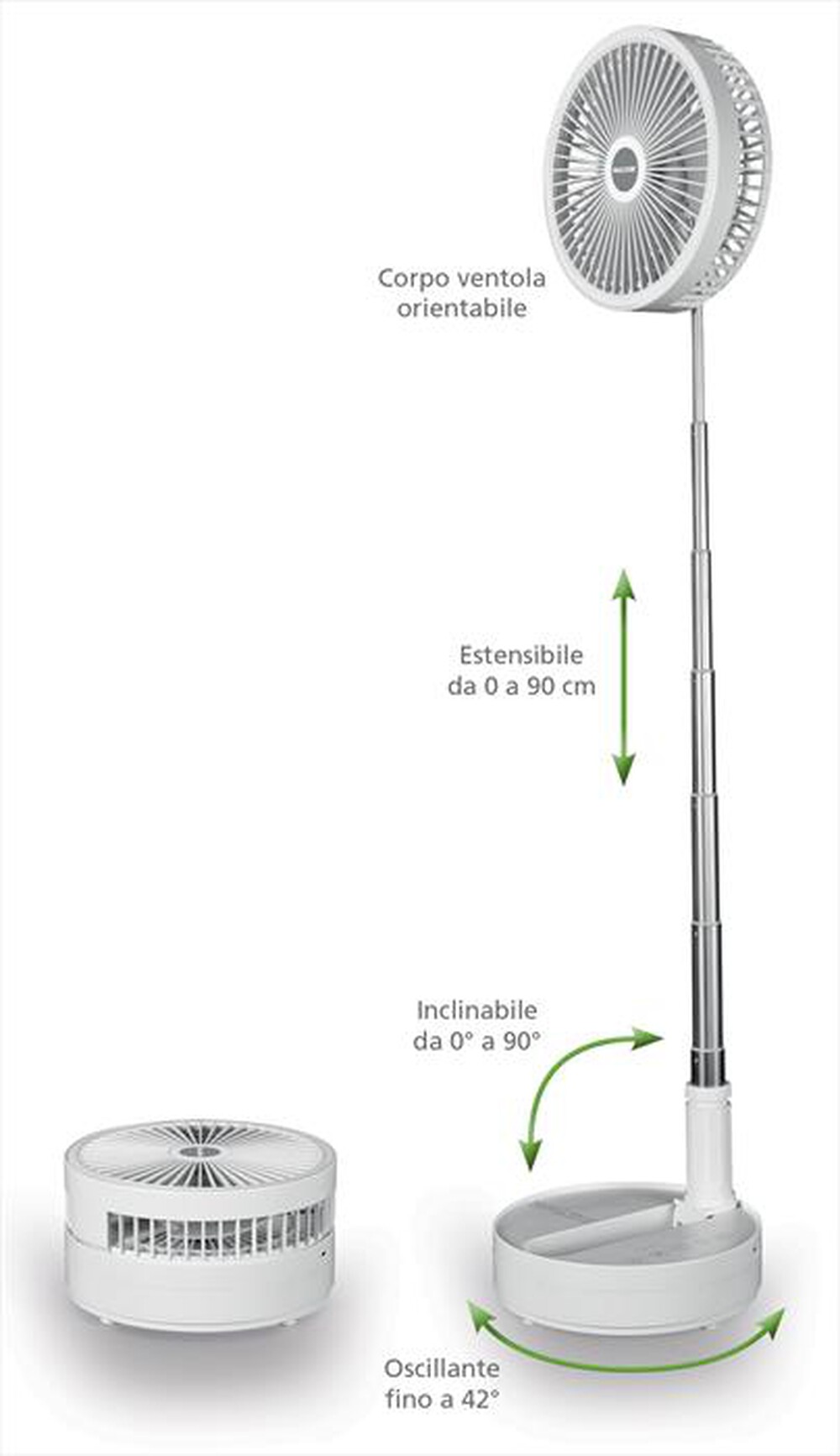 "MACOM - SPACE CORDLESS FAN"