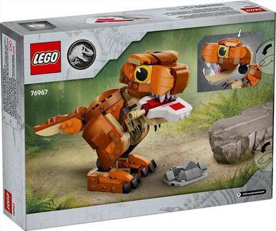 LEGO - JURASSIC WORLD Little Eatie: T. rex - 76967-Multicolore