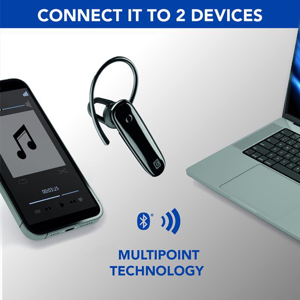 Immagine del prodotto CELLULARLINE - Auricolare bluetooth BTSCOREK-Nero