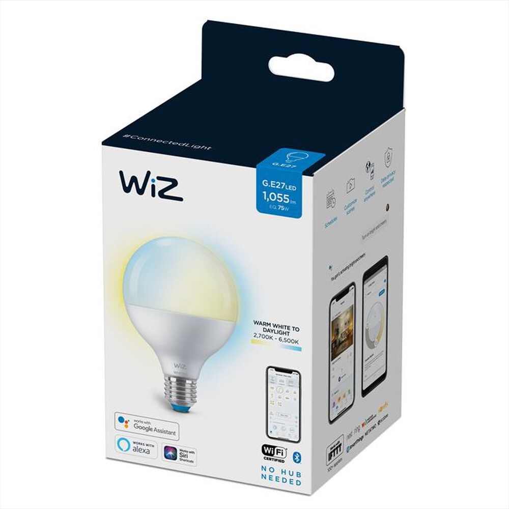 "PHILIPS - WIZ TW GLOBO SMERIGLIATA 75W E27-White"