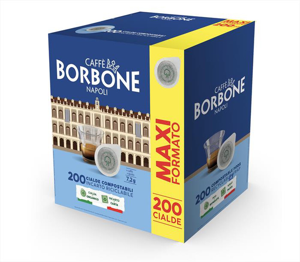 Immagine del prodotto CAFFE BORBONE - Cialde miscela Nobile 44BBLUNOBILE 200 pezzi