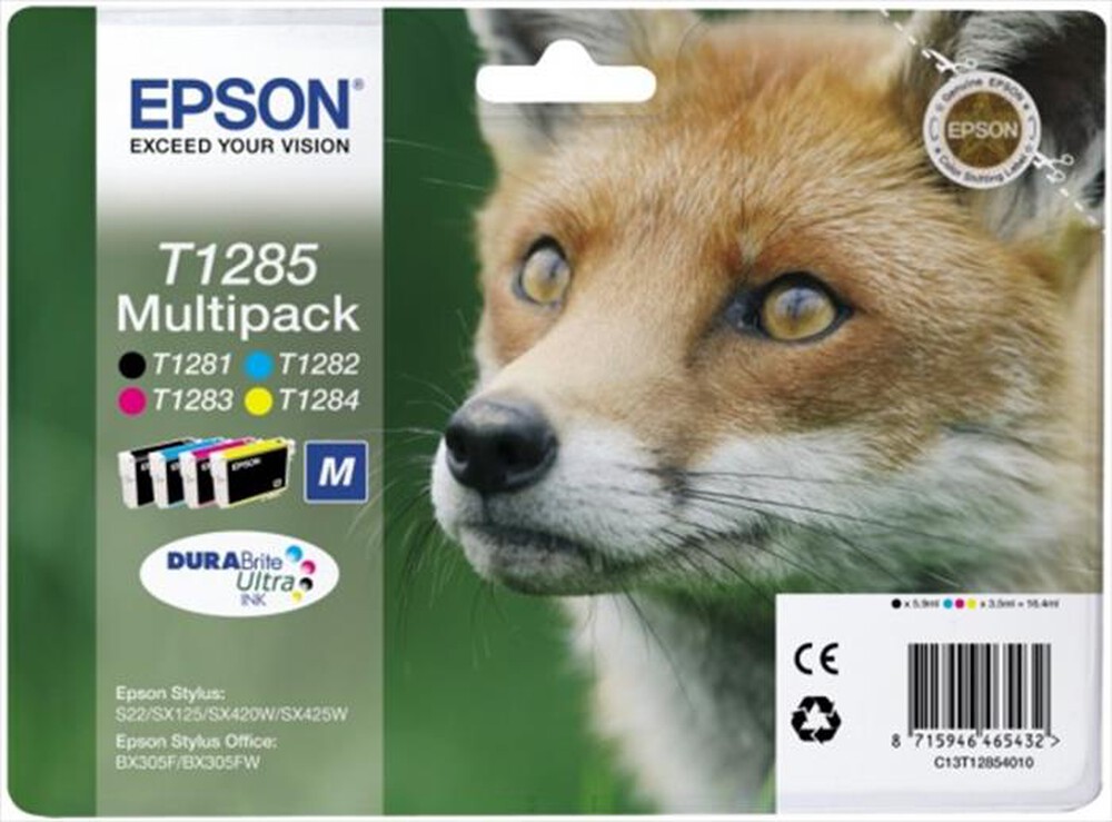 "EPSON - Multipack T1285 DURABrite Ultra Ink"