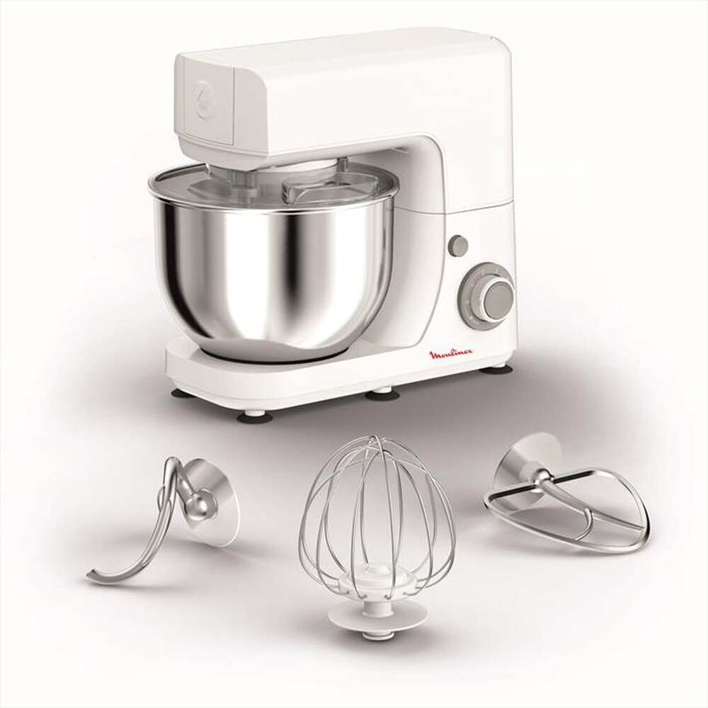 "MOULINEX - QA1501 Masterchef Essential Kitchen Machine-Bianco e grigio"