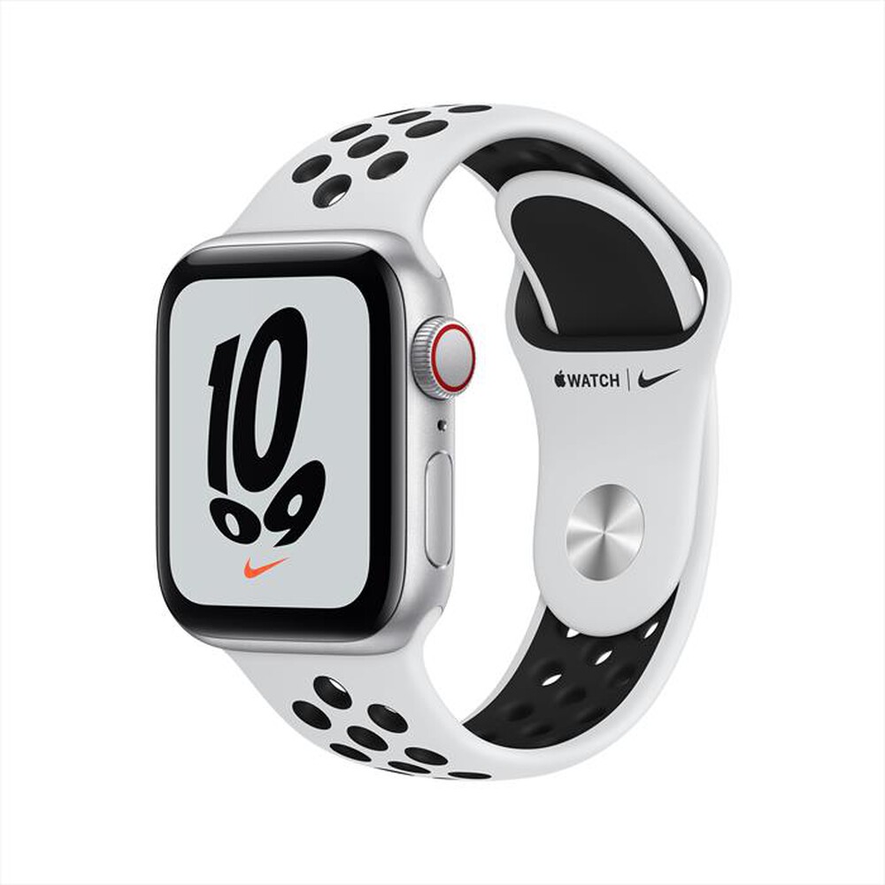Immagine del prodotto APPLE - Watch NIKE SE GPS+Cellular 40mm Allu Argento-Sport Puro Platino/Nero