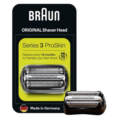 BRAUN - Testina di ricambio per rasoio Series 3 32B-Nero