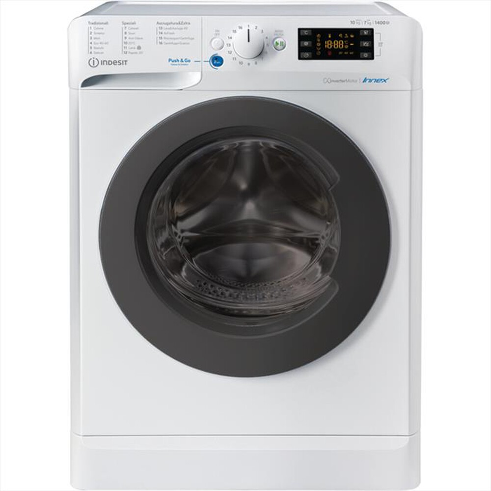 "INDESIT - Lavasciuga BDE 1071482X WK IT N 10/7 Kg Classe E"