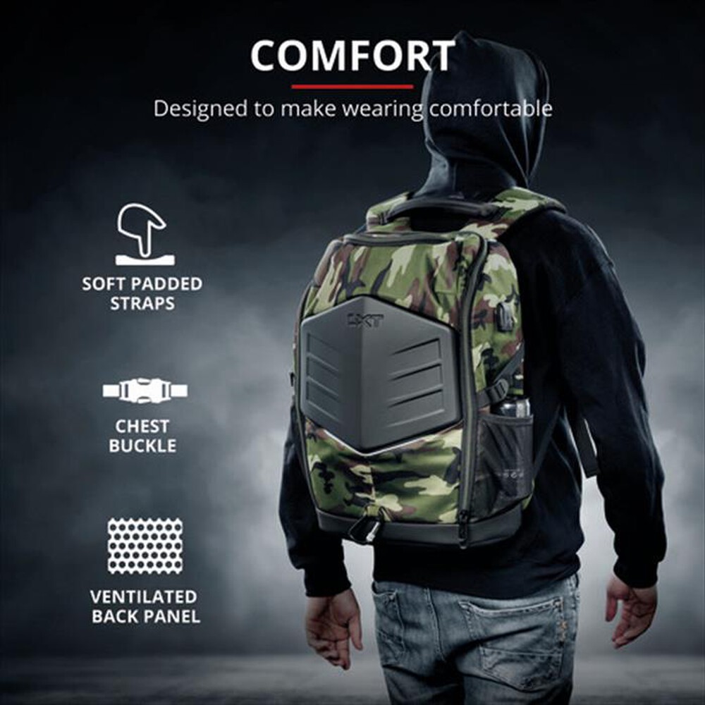"TRUST - GXT1255 OUTLAW BACKPACK-Camouflage"