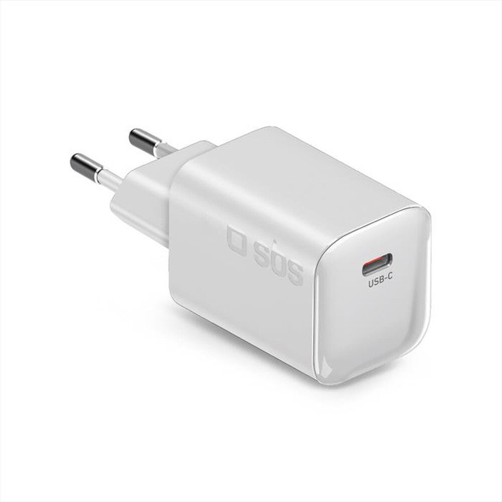 Immagine del prodotto SBS - Caricatore da rete GaN con 1 porta USB-C da 65W-bianco