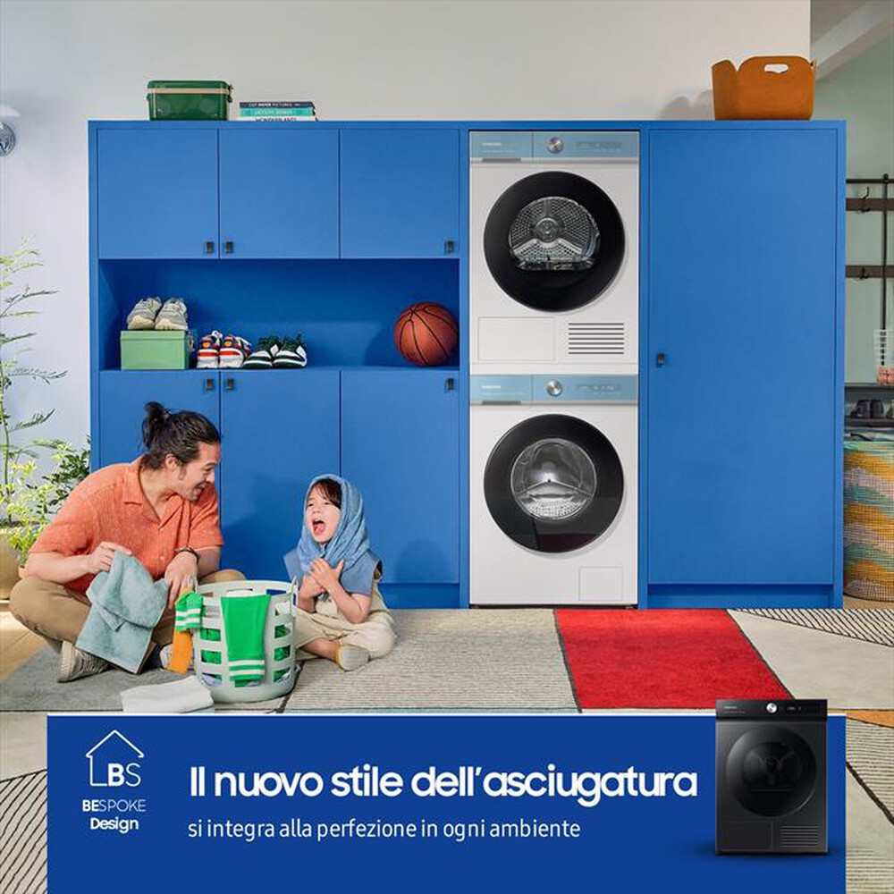 "SAMSUNG - Asciugatrice DV90BB7445GBS3 9 Kg Classe A+++-BLACK"