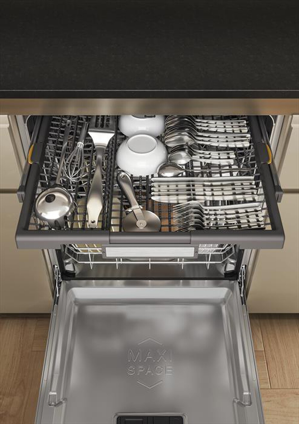 "WHIRLPOOL - Lavastoviglie MAXISPACE W7I HT58 T Classe B"