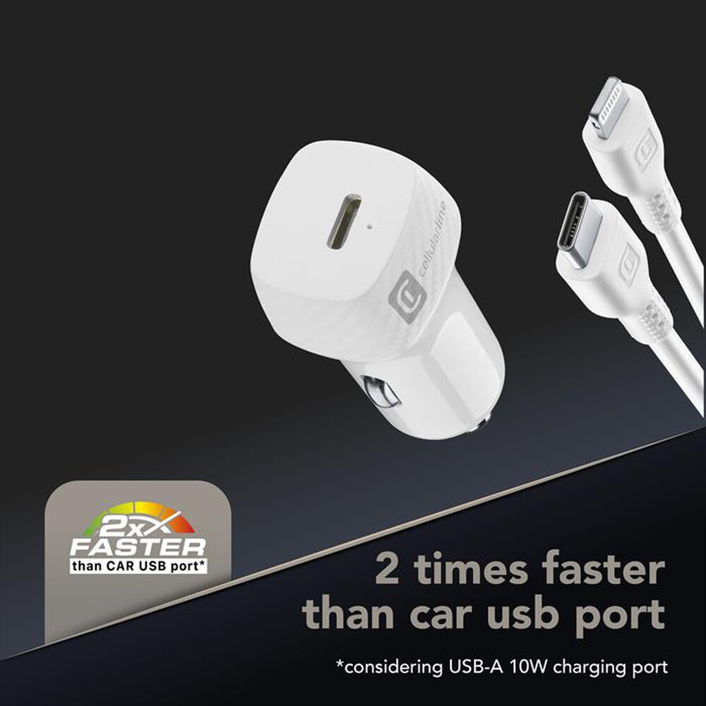 Immagine del prodotto CELLULARLINE - CBRIPHKITC2LMFI20W-Bianco