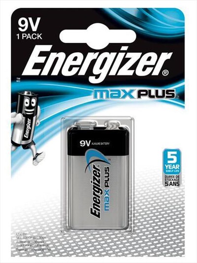 ENERGIZER - MAX PLUS 9V BP1-Multicolore