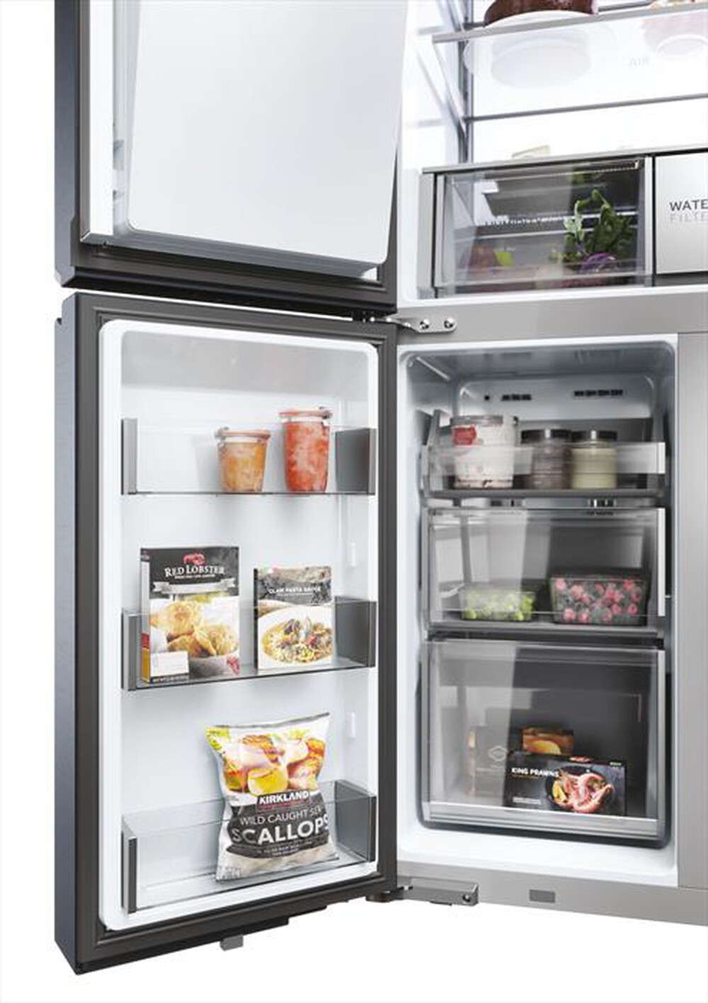 Immagine del prodotto HAIER - Frigorifero 4 porte HCR7918EIMB Classe E 601 lt-Nero