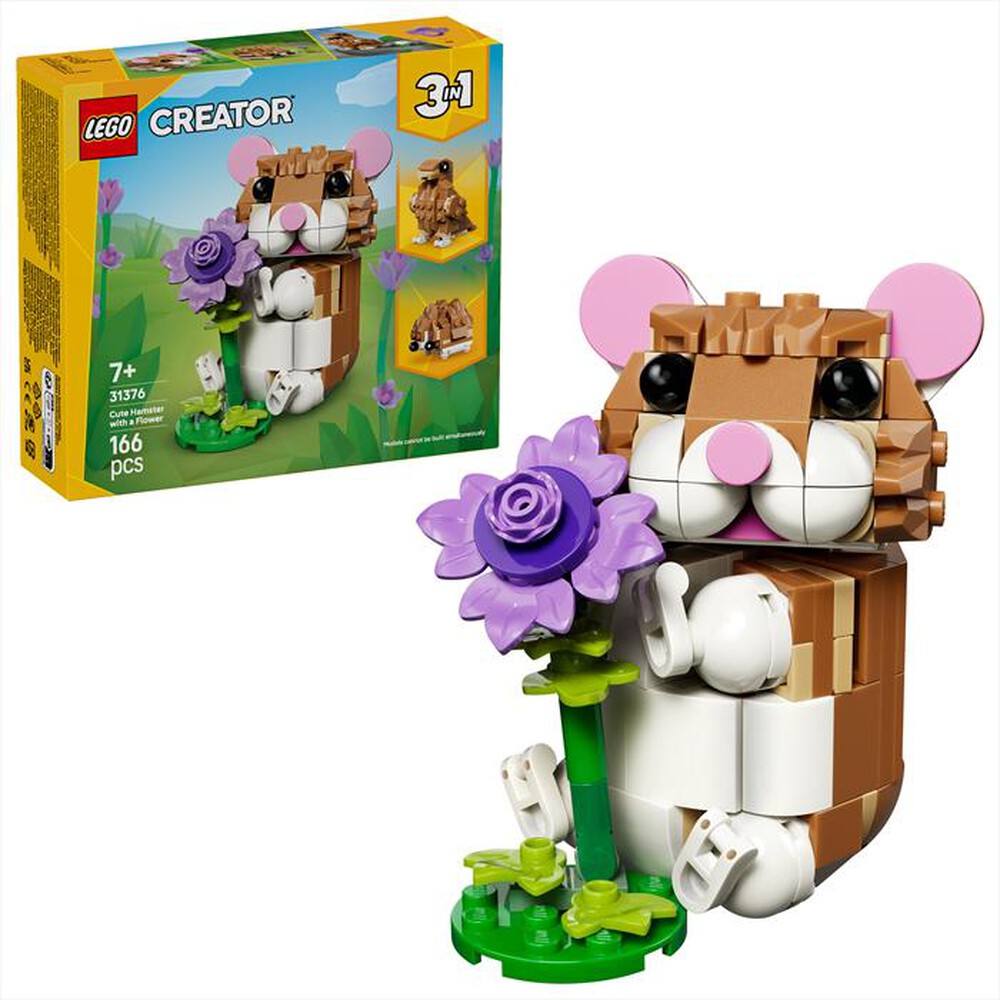 Immagine del prodotto LEGO - CREATOR 3IN1 Simpatico criceto con fiore - 31376