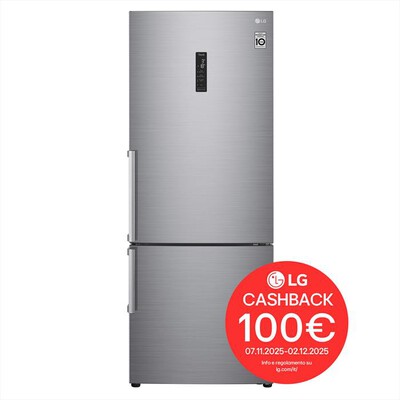 LG - Frigorifero combinato GBB567PZCMB Classe E 500lt-Stainless steel