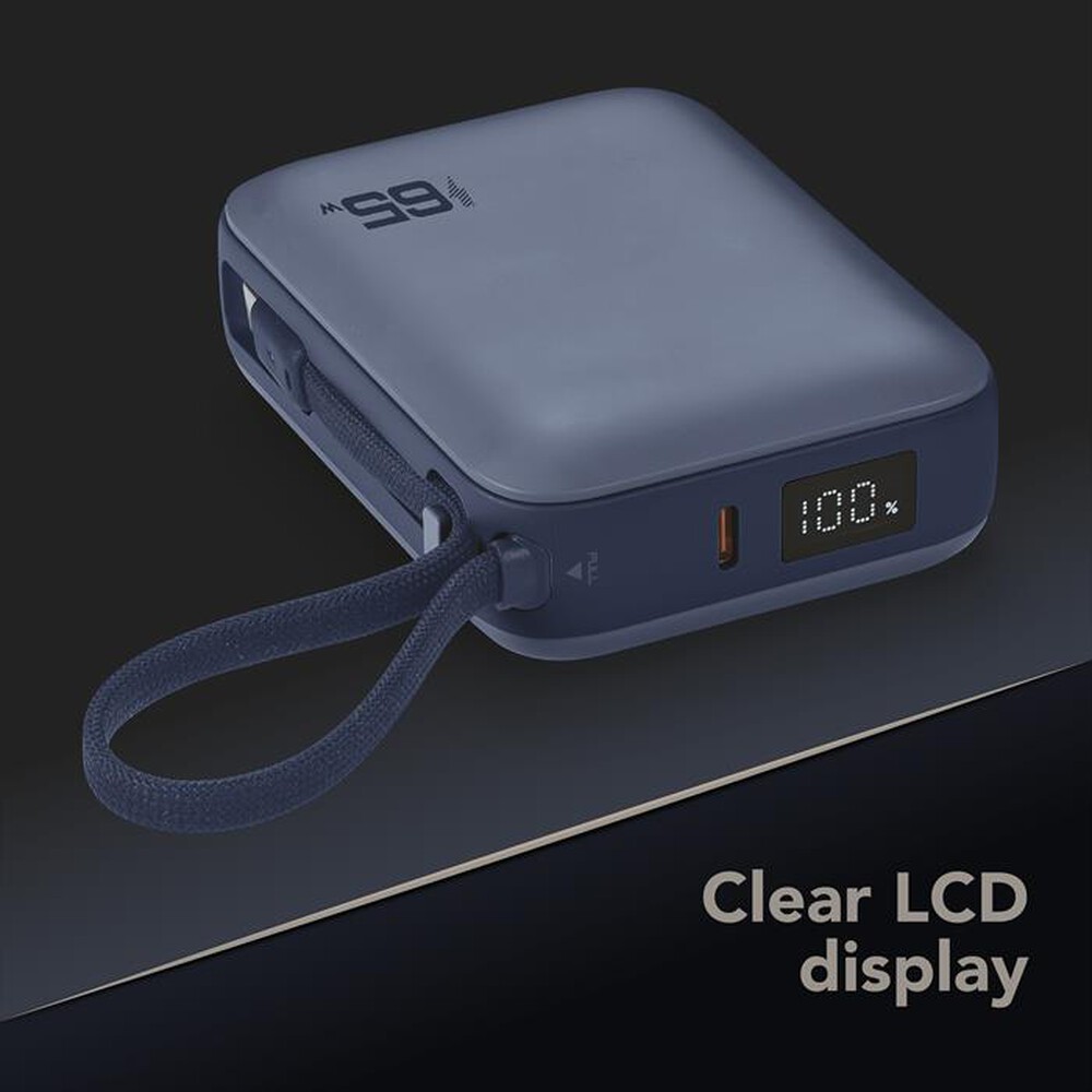 Immagine del prodotto CELLULARLINE - Power bank POCKET 20000 MAH 65W PORTA USB-C-Blu