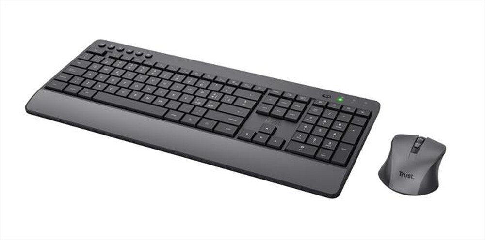 "TRUST - TREZO WIRELESS DESKSET ECO IT-Black"