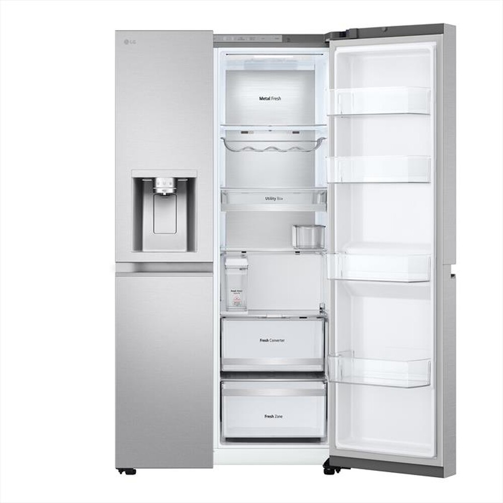 "LG - Frigorifero side by side GSLE91MBAC Classe C 628L-Metal Sorbet"