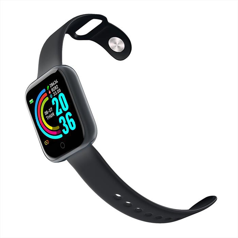 "CELLY - TRAINERBEATOR - FIT TRACKER CON DOPPIO CINTURINO-Nero"