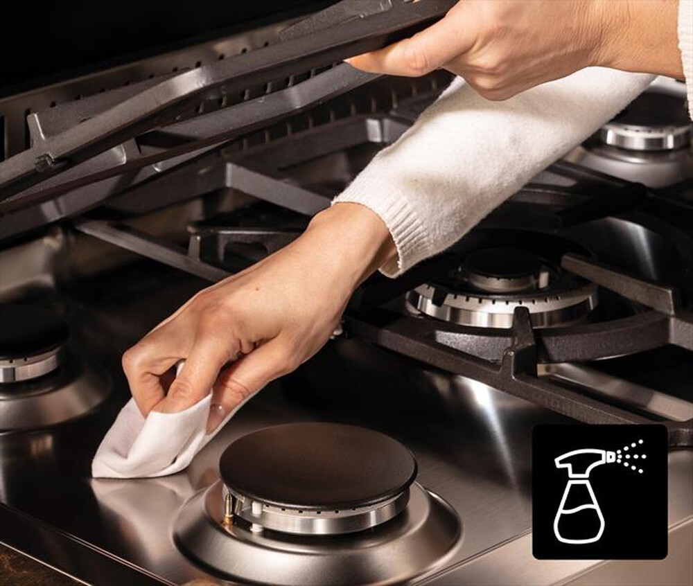 Immagine del prodotto GLEM GAS - Cucina a gas SA66IX Classe A-Inox