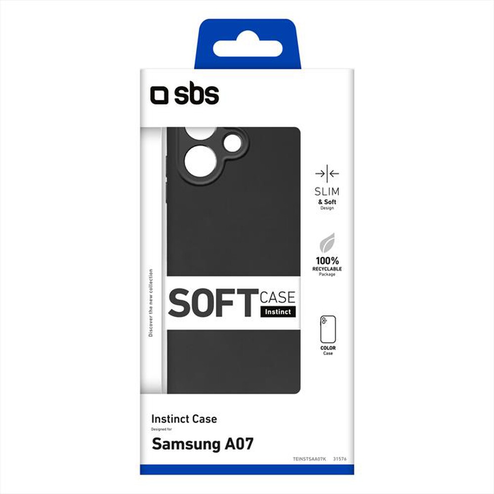 Immagine del prodotto SBS - Cover Instinct per Samsung A07-Nero