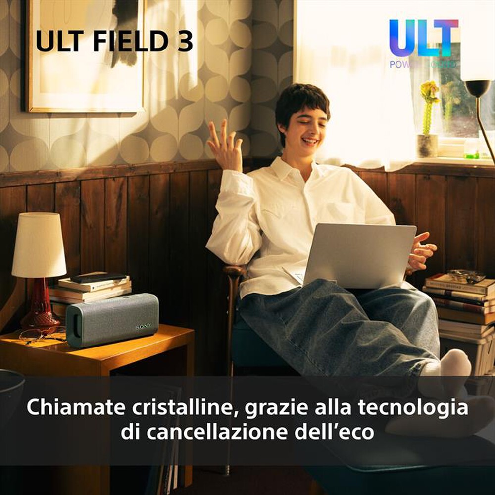 Immagine del prodotto SONY - Speaker portatile Wireless Bluetooth SRSULT30H.CE7-Forest Grey