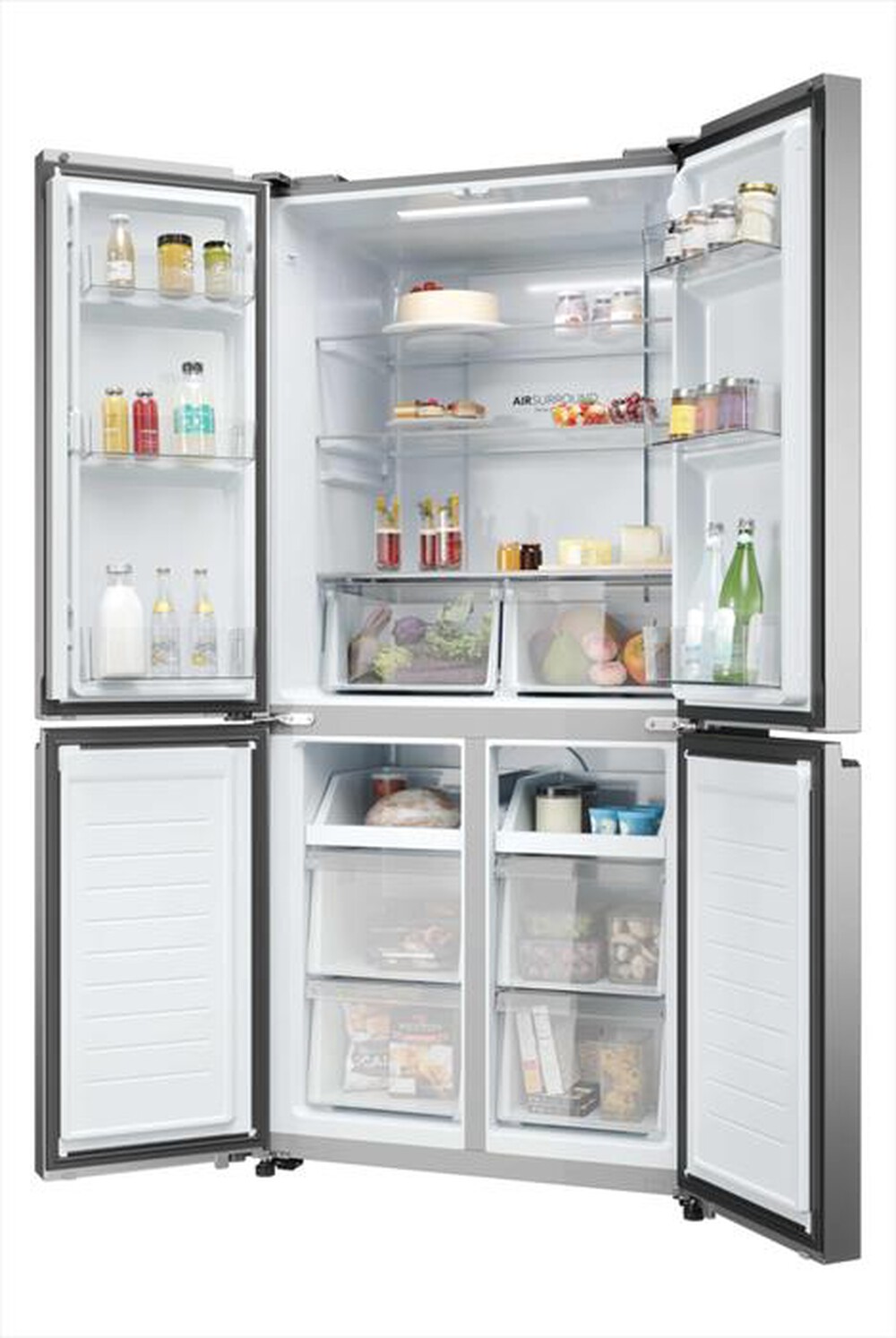 Immagine del prodotto HAIER - Frigorifero 4 porte HCR3818DNMM Classe D 467lt-Acciaio inox