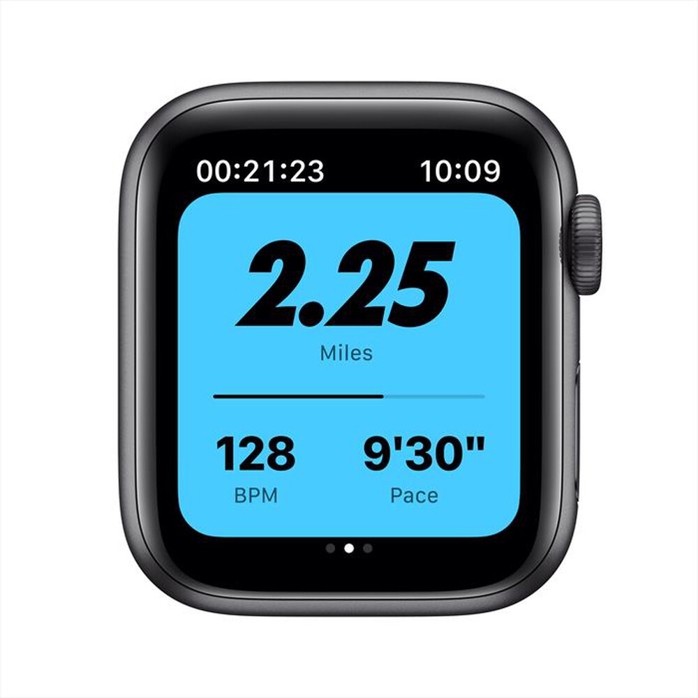 "APPLE - Apple Watch Nike Series 6 GPS+Cell 40mm All Grey-Sport Anthracite/Black"