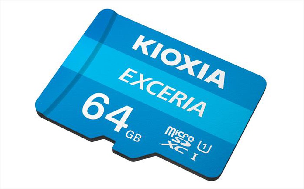 "KIOXIA - MICROSD EXCERIA MEX1 UHS-1 64GB-Azzurro"