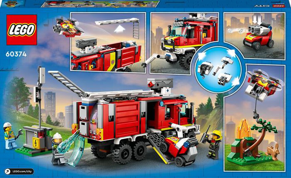 Immagine del prodotto LEGO - CITY FIRE Autopompa dei vigili del fuoco 60374