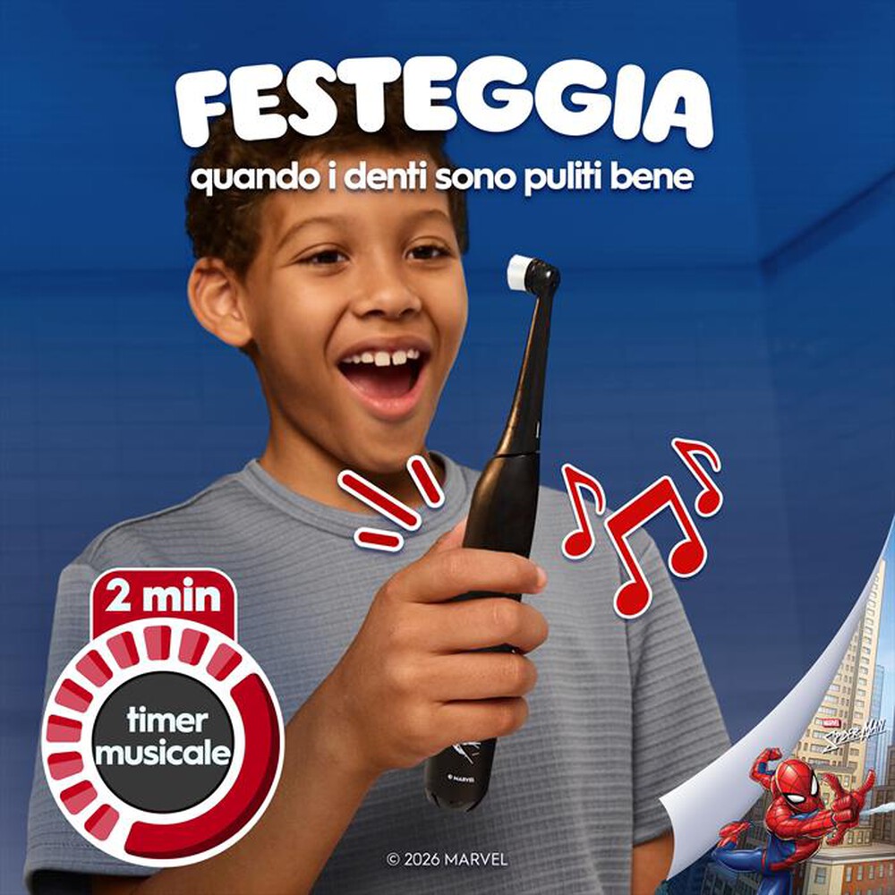 Immagine del prodotto ORAL-B - Spazzolino IOS2K.1H9.K FBNLSENOR SBK SPIDER HBOX-NERO