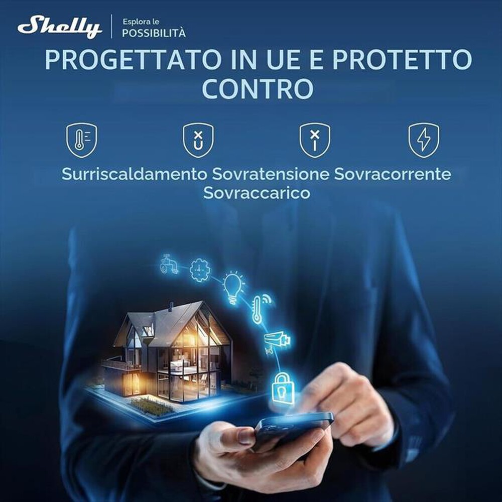 Immagine del prodotto SHELLY - Presa Intelligente WiFi PLUG M GEN3 SHELLY-Nero
