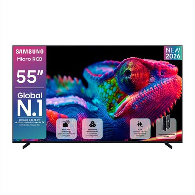 SAMSUNG - Smart TV Micro LED RGB 4K AI 55" MRE55R85HAUXZT-Titan Black