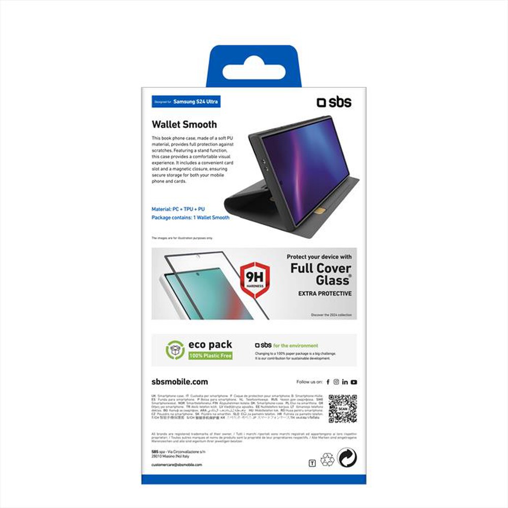 Immagine del prodotto SBS - Custodia TEBKLITESAS24UK per Samsung S24 Ultra-Nero